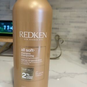 Redken All Soft Shampoo - Gold Bottle